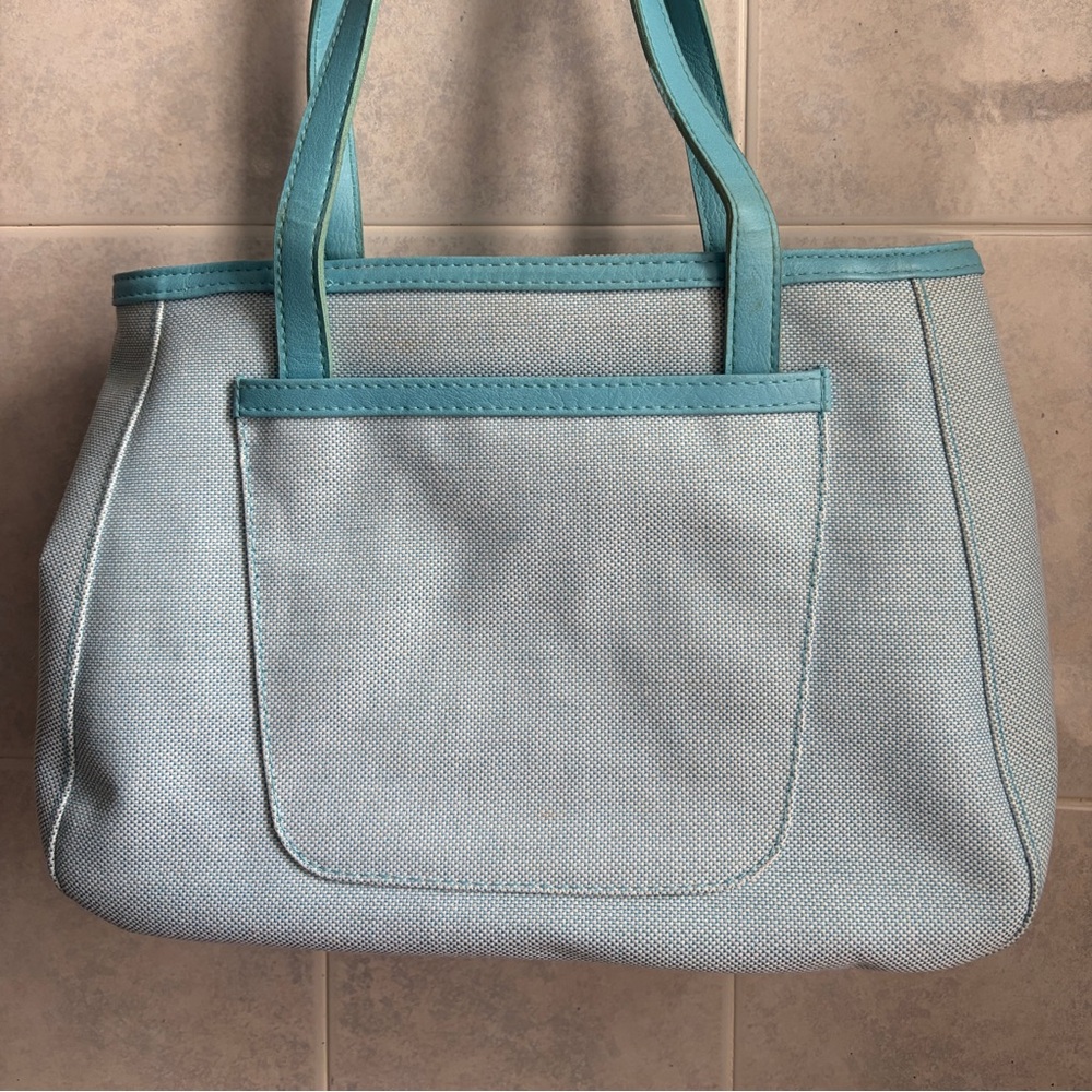 Estee Lauder Blue CanvasTote Bag